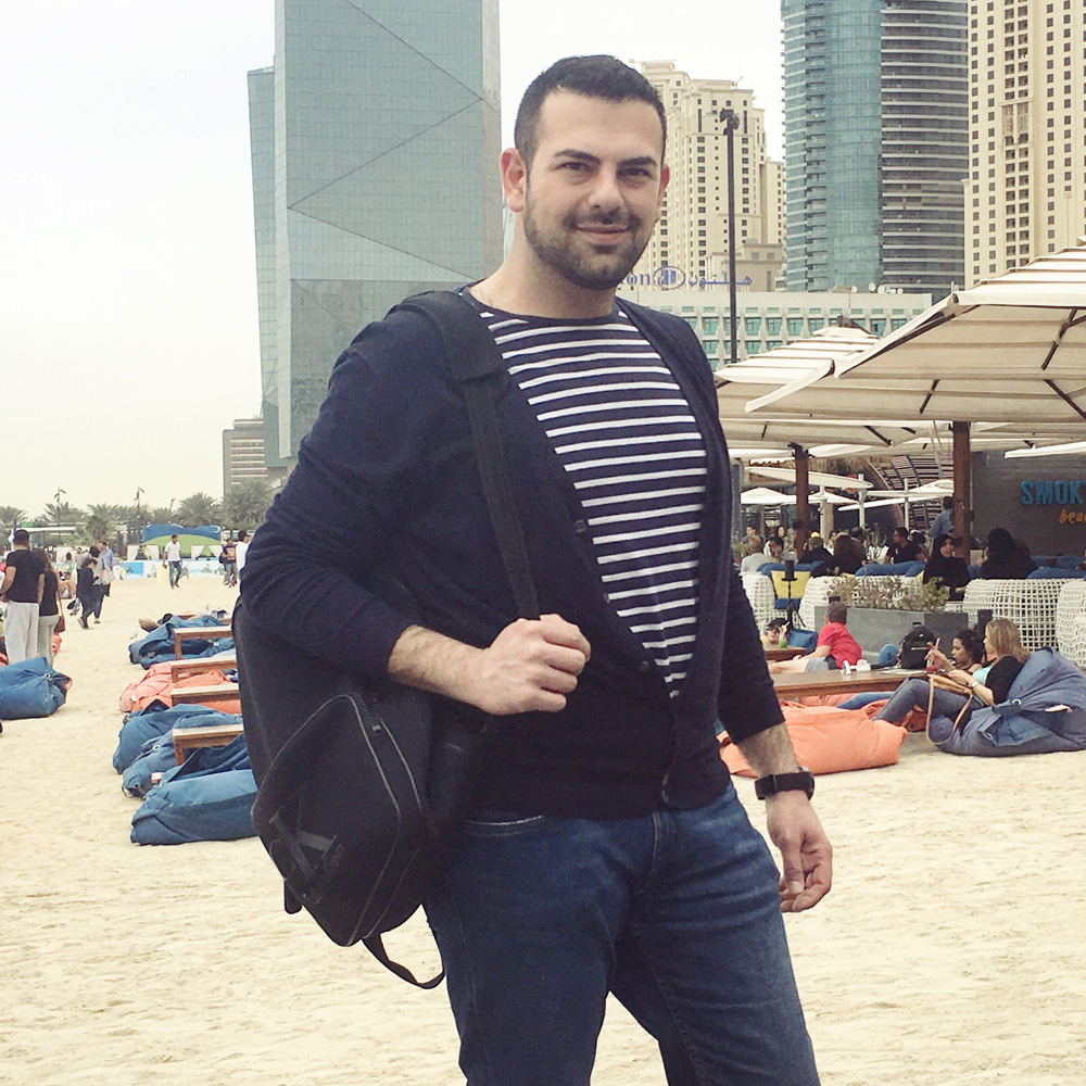 صورة احمد معز في دبي للاستجمام