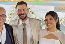 صورة الفنان بيومي فؤاد يحتفل بزفاف نجله المخرج محمد بحضور كبير للنجوم
