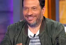 صورة النجم ماجد المصري يحتفل بالفركش مع فريق اولاد الراعي في اجواء من السعادة