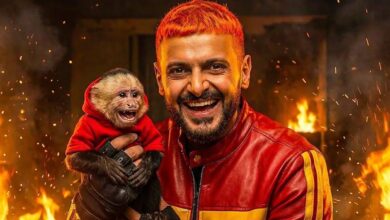 صورة رامز جلال بعد رامز ليفل الوحش إلي بيج رامي سينما