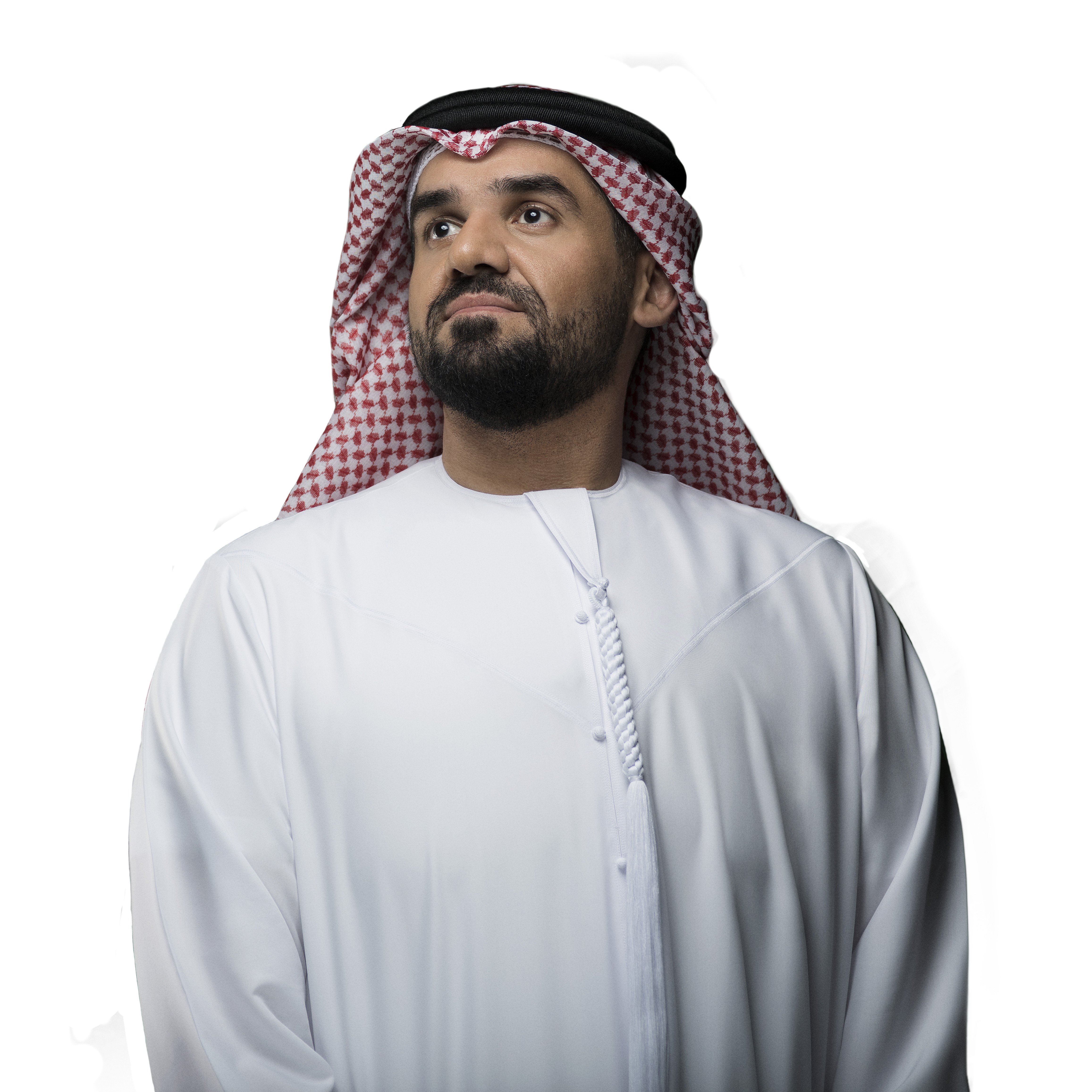 صورة حسين الجسمي يعايد الجمهور السعودي في الرياض