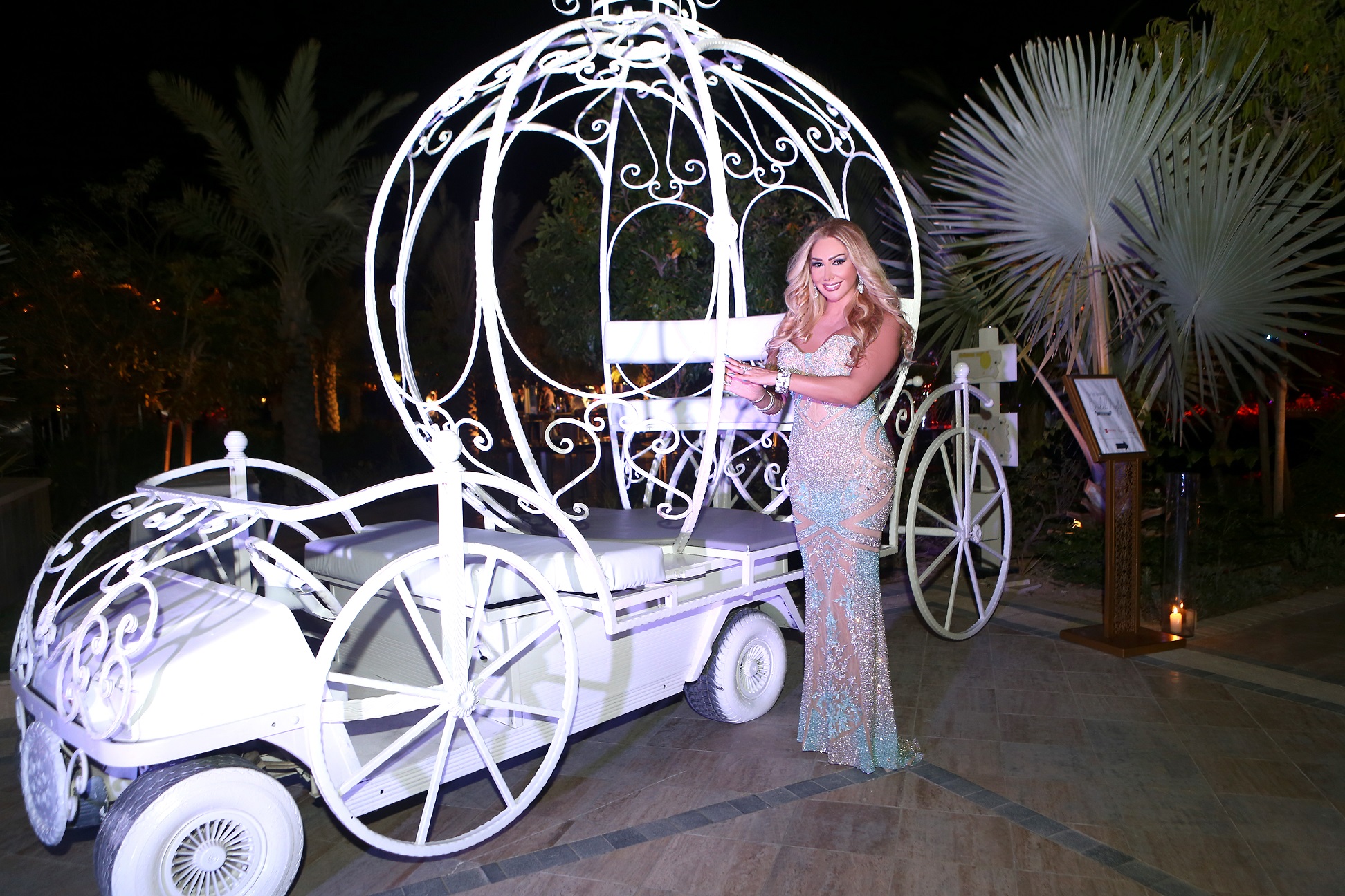 صورة نجوى سلطان في دبي”ليلة زفاف”